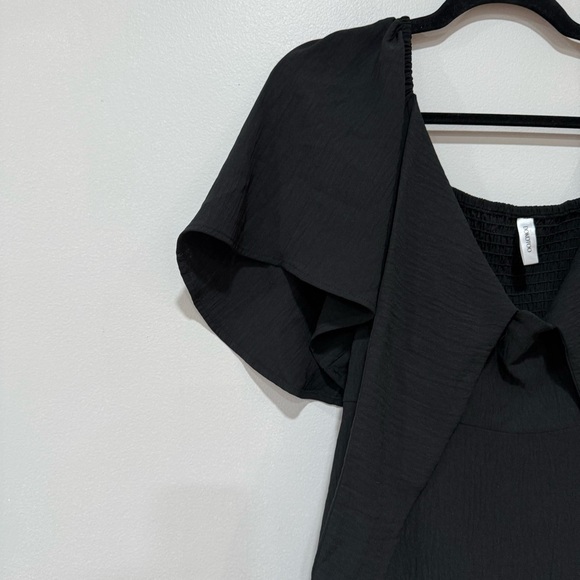 Dokotoo black elegant bow tie mini dress Small - Picture 4 of 8